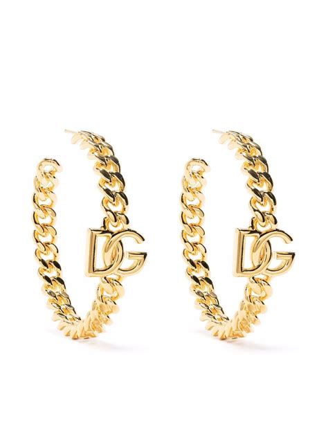 dolce and gabbana replica earrings|dolce and gabbana hoop earrings.